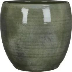 Mica Decorations Lester Bloempot - H31 X Ø33 Cm - Terracotta - Groen -Bloem Garden Verkoop 1200x1192
