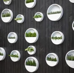 Langwerpige Witte Bloempot Van Naturn Living | Plantenbak | Bloempotten Voor Binnen En Buiten | Wit -Bloem Garden Verkoop 1200x1195