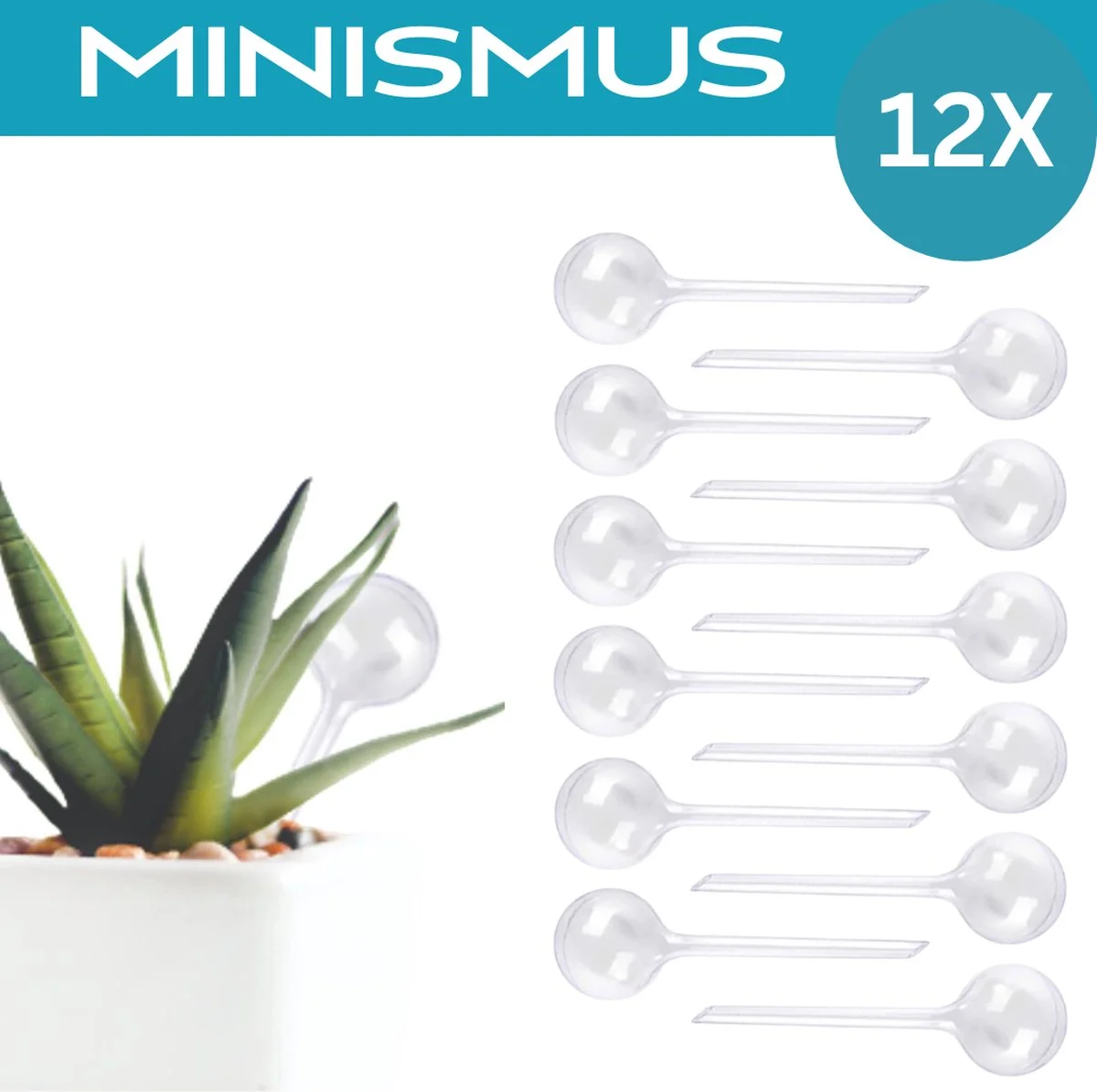 Minismus Druppelsysteem 12 Stuks Waterdruppelaar Voor Planten - Waterafgiftesysteem Voor 2 Weken - Beregening Voor Kamerplanten 1 Minismus Druppelsysteem 12 Stuks Waterdruppelaar Voor Planten - Waterafgiftesysteem Voor 2 Weken - Beregening Voor Kamerplanten