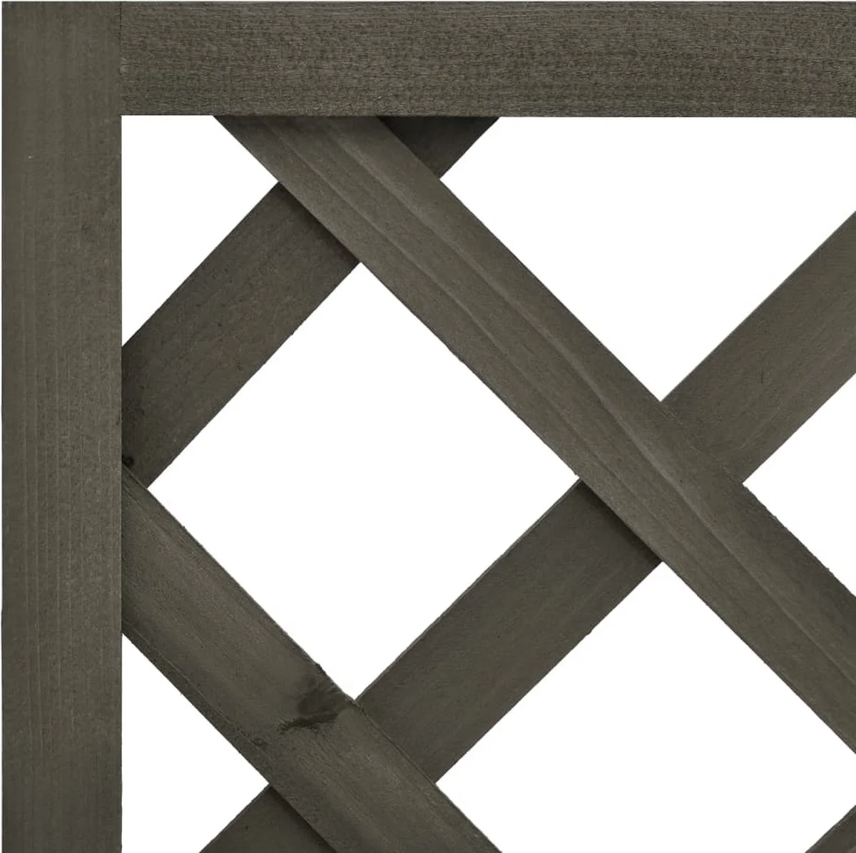 VidaXL Latwerkplantenbak 50x25x90 Cm Massief Vurenhout Grijs 1 VidaXL Latwerkplantenbak 50x25x90 Cm Massief Vurenhout Grijs