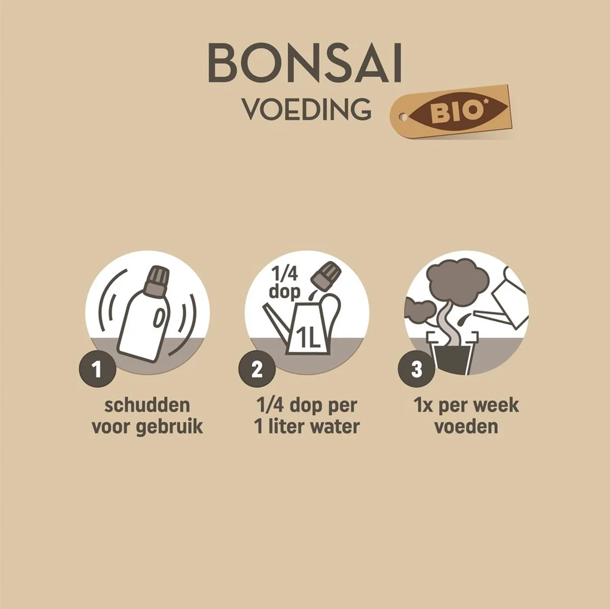 Pokon Bio Bonsai Voeding - 250ml - Plantenvoeding (bio) - 7ml Per 1L Water 3 Pokon Bio Bonsai Voeding - 250ml - Plantenvoeding (bio) - 7ml Per 1L Water - Afbeelding 3