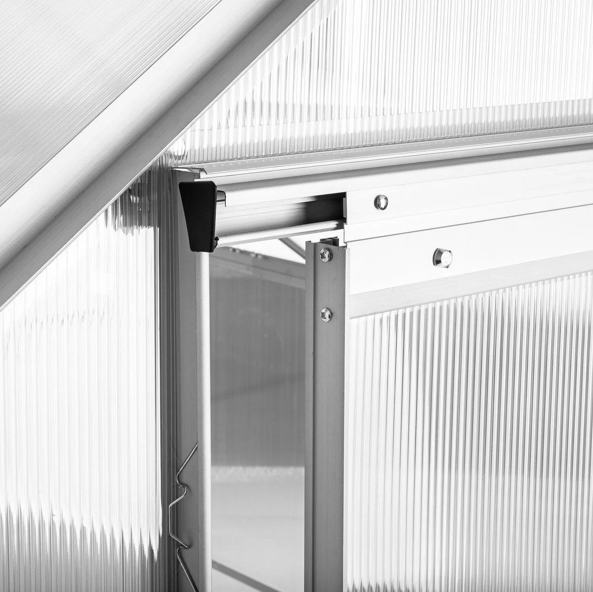 TecTake - Aluminium Broeikas 250 X 185 X 195 Cm - 402476 2 TecTake - Aluminium Broeikas 250 X 185 X 195 Cm - 402476 - Afbeelding 2