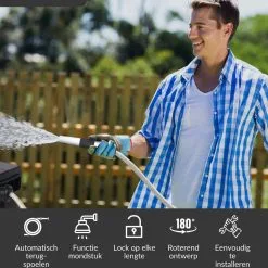 Buxibo - Wandslangenbox 20 Meter + 2 Meter - Tuinslang Met Haspel - 9 Sproei Standen - Slangenhouder 180° Draaibaar - Tuinslanghaspel Zwart+ Gratis Sproeier - Zwart 28 Buxibo - Wandslangenbox 20 Meter + 2 Meter - Tuinslang Met Haspel - 9 Sproei Standen - Slangenhouder 180° Draaibaar - Tuinslanghaspel Zwart+ Gratis Sproeier - Zwart -Bloem Garden Verkoop 1200x1200 1107