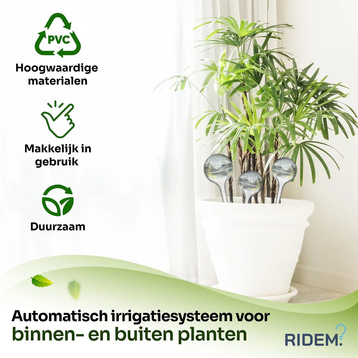 Ridem Waterdruppelaar Voor Planten - Irrigatiesysteem- Waterbol - Druppelsysteem - Watergeefsysteem Voor Kamerplanten - Plantenwatergever -6 Stuks - Transparant 7 Ridem Waterdruppelaar Voor Planten - Irrigatiesysteem- Waterbol - Druppelsysteem - Watergeefsysteem Voor Kamerplanten - Plantenwatergever -6 Stuks - Transparant - Afbeelding 7