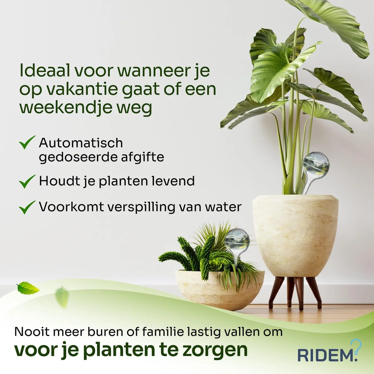 Ridem Waterdruppelaar Voor Planten - Irrigatiesysteem- Waterbol - Druppelsysteem - Watergeefsysteem Voor Kamerplanten - Plantenwatergever -6 Stuks - Transparant 8 Ridem Waterdruppelaar Voor Planten - Irrigatiesysteem- Waterbol - Druppelsysteem - Watergeefsysteem Voor Kamerplanten - Plantenwatergever -6 Stuks - Transparant - Afbeelding 8