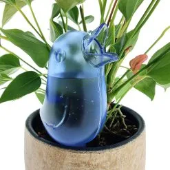 JS Drippy - Waterdruppelaars Set Van 2 Stuks - Druppelaar Vogel - Druppelsysteem Planten - Watergeefsysteem Kamerplanten - Waterbol - Blauw -Bloem Garden Verkoop 1200x1200 1157