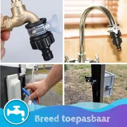 Summer Spark Universele Waterdief 14 – 20mm - Kraanstuk - Adapter Binnenkraan - Ook Geschikt Voor Gardena - Slangkoppeling 8 Summer Spark Universele Waterdief 14 – 20mm - Kraanstuk - Adapter Binnenkraan - Ook Geschikt Voor Gardena - Slangkoppeling -Bloem Garden Verkoop 1200x1200 1163