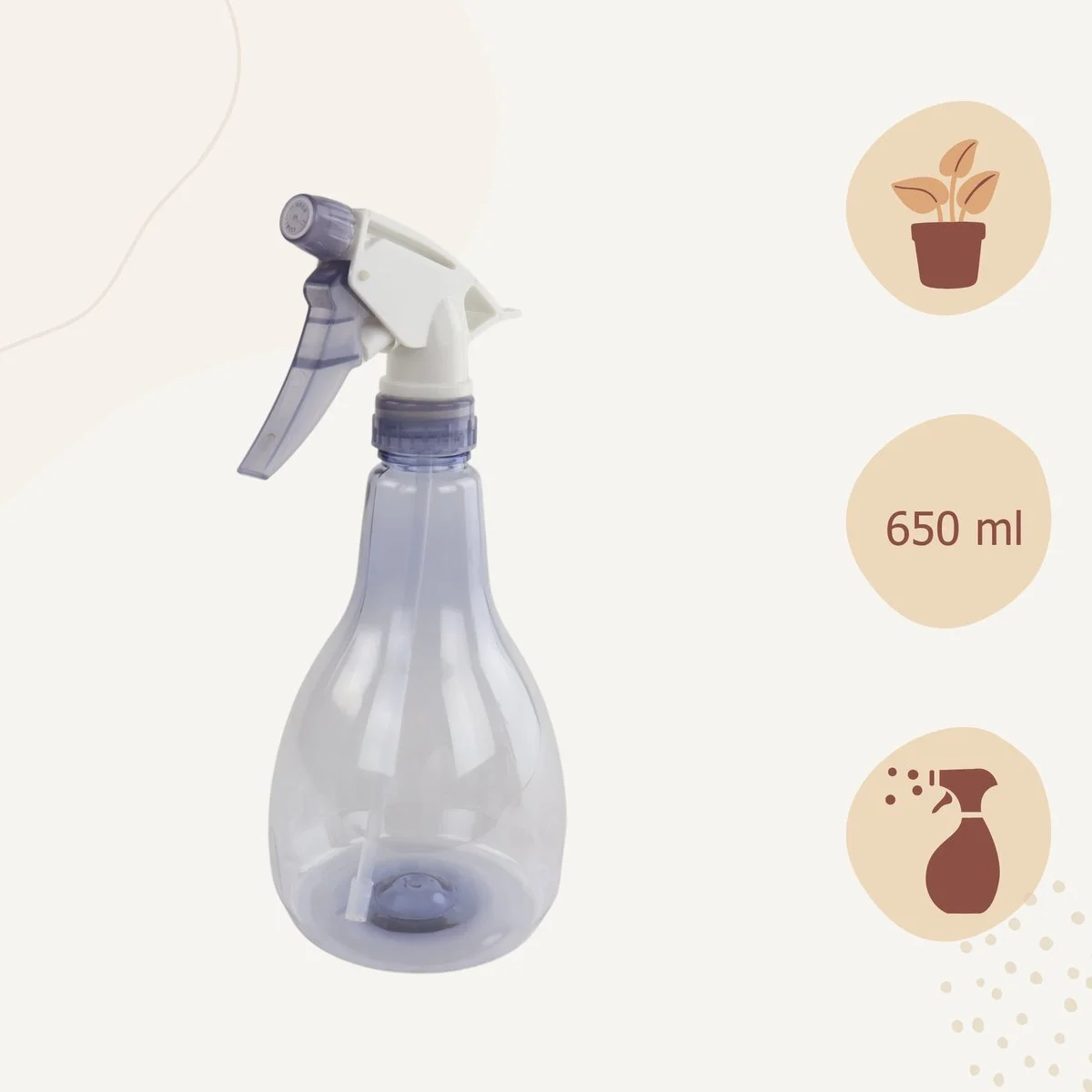 Orange85 Plantenspuit - Plantensproeier - Waterverstuiver - 650 Ml - Blauw - Kunststof - Binnen - Sprayflacon 3 Orange85 Plantenspuit - Plantensproeier - Waterverstuiver - 650 Ml - Blauw - Kunststof - Binnen - Sprayflacon - Afbeelding 3