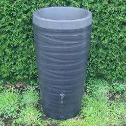 Tuinartikelen.nu Regenton Wave - 240 Liter - Antraciet -Bloem Garden Verkoop 1200x1200 1249