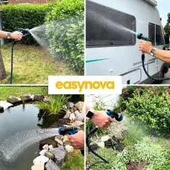 EasyNova Complete Set Tuinslang Van 30 Meter Met Flexibel Ontwerp – Sproeikop Met 9 Standen – Licht In Gewicht & Makkelijk Opbergen – Uitrekbare Slang - 16 EasyNova Complete Set Tuinslang Van 30 Meter Met Flexibel Ontwerp – Sproeikop Met 9 Standen – Licht In Gewicht & Makkelijk Opbergen – Uitrekbare Slang - -Bloem Garden Verkoop 1200x1200 1297