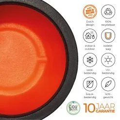 Capi Europe - Vaas Elegant Deluxe Rib NL - 45x72 - Zwart - Voor Binnen En Buiten - KBLR1138 18 Capi Europe - Vaas Elegant Deluxe Rib NL - 45x72 - Zwart - Voor Binnen En Buiten - KBLR1138 -Bloem Garden Verkoop 1200x1200 144