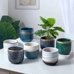 Spieringstore® Bloempotten Binnen - Keramiek - Gouden Rand - Bloempot Buiten - Afvoergat 24 Cm - Wit Zwart – Groot 9 Spieringstore® Bloempotten Binnen - Keramiek - Gouden Rand - Bloempot Buiten - Afvoergat 24 Cm - Wit Zwart – Groot -Bloem Garden Verkoop 1200x1200 178