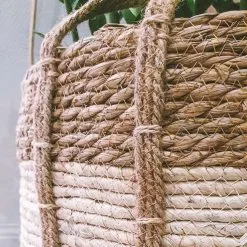 Merkloos Plantenmand 30x22cm Naturel Bruin – Multifunctionele Mand – Handgemaakt – Planten-houder – Planten Accessoires – Planten Mand -Bloem Garden Verkoop 1200x1200 199