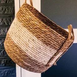 Merkloos Plantenmand 30x22cm Naturel Bruin – Multifunctionele Mand – Handgemaakt – Planten-houder – Planten Accessoires – Planten Mand -Bloem Garden Verkoop 1200x1200 200