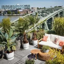 Elho Greenville Rond 30 - Grote Bloempot Voor Buiten - Gemaakt Van Gereycled Plastic - Ø 29.5 X H 27.8 Cm - Living Black -Bloem Garden Verkoop 1200x1200 24