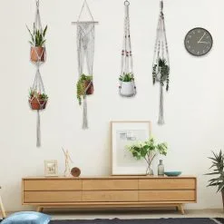 Spieringstore® 4 Stuks Plantenhangers - Boho Handgeweven Katoen Hangpot Voor Binnen/Buiten - Bloempot Met Kralen - Macramé Touw/Koord Hangplant Houder - Bohemian Wandhanger Decoratie - Verticale Tuin Plant Hanger Bloempothouder Planthanger Wit 13 Spieringstore® 4 Stuks Plantenhangers - Boho Handgeweven Katoen Hangpot Voor Binnen/Buiten - Bloempot Met Kralen - Macramé Touw/Koord Hangplant Houder - Bohemian Wandhanger Decoratie - Verticale Tuin Plant Hanger Bloempothouder Planthanger Wit -Bloem Garden Verkoop 1200x1200 269