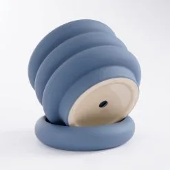 Mica Decorations Ilse Bloempot Met Schotel - H16 X Ø18,5 Cm - Keramiek - Blauw -Bloem Garden Verkoop 1200x1200 285