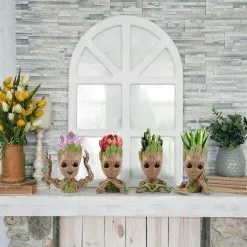 Gift Land® 4 Pack Treeman Baby Groot Bloempot Verjaardagscadeau Voor Haar Hem (Planten Niet Inbegrepen) -Bloem Garden Verkoop 1200x1200 288