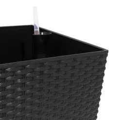 Prosperplast Kunststof Rato Plantenbak Op Poten Met Irrigatiesysteem Antraciet 80 X 33 X 62 Cm - 72 Liter - Balkonbakken/bloembakken -Bloem Garden Verkoop 1200x1200 367