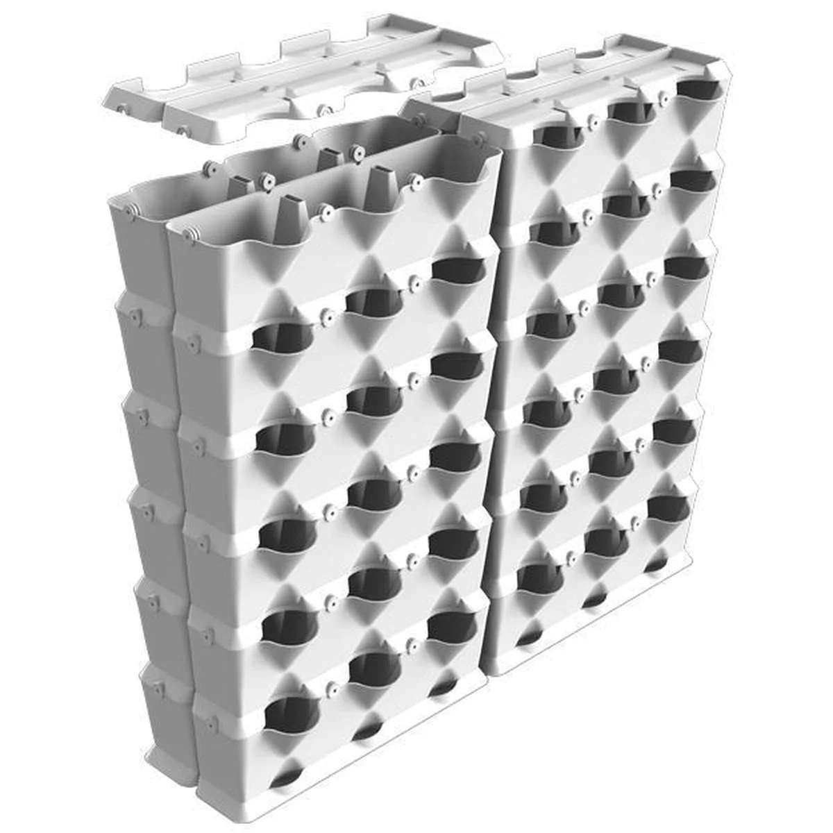 Minigarden® Minigarden Vertical Verticale Tuin - Zwart 3 Minigarden® Minigarden Vertical Verticale Tuin - Zwart - Afbeelding 3