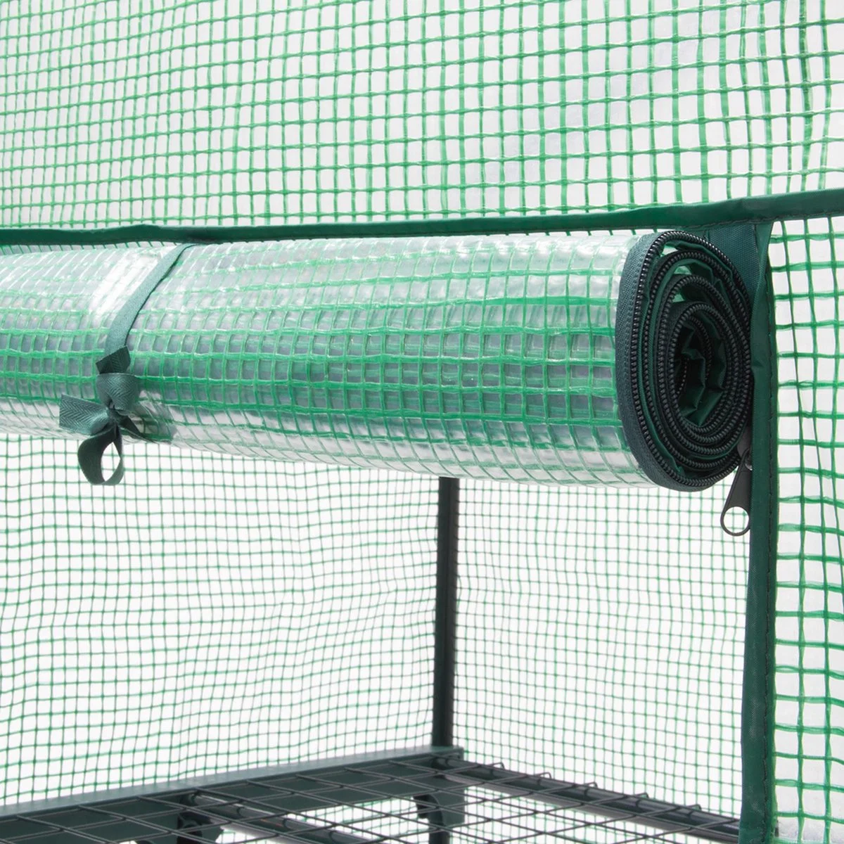 Relaxdays Kas Met Folie Voor In De Tuin Of Op Het Balkon - Tuinkas - Broeikas - Kweekkas - 4 8 Relaxdays Kas Met Folie Voor In De Tuin Of Op Het Balkon - Tuinkas - Broeikas - Kweekkas - 4 - Afbeelding 8