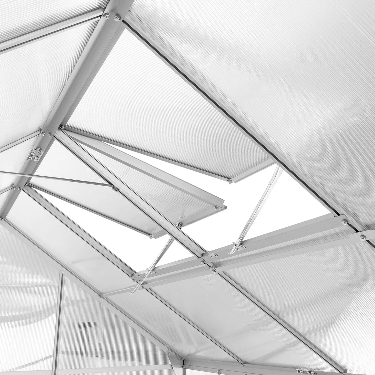 TecTake - Aluminium Broeikas 250 X 185 X 195 Cm - 402476 6 TecTake - Aluminium Broeikas 250 X 185 X 195 Cm - 402476 - Afbeelding 6