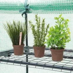 Relaxdays Kas Met Wielen - Tuinkas 3 Etages - Broeikas Kweekkas Tuin / Balkon 130 Cm Hoog - PE -Bloem Garden Verkoop 1200x1200 524