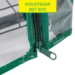 Kinzo Garden - Plastic Broeikas - 3 Verdiepingen - 69 X 49 X 125cm - Groen -Bloem Garden Verkoop 1200x1200 533