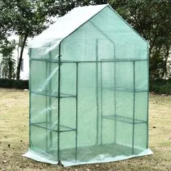 Merkloos Kweekkas - Tuinkas - Foliekas - Folie Kas - Broeikas - Kweektent - Plantenkas - Met Schappen - 143 X 73 X 195 Cm - Groen 15 Merkloos Kweekkas - Tuinkas - Foliekas - Folie Kas - Broeikas - Kweektent - Plantenkas - Met Schappen - 143 X 73 X 195 Cm - Groen -Bloem Garden Verkoop 1200x1200 548