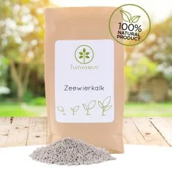 Tuinvoer Zeewierkalk - Kalk Verbeterd De Bodemstructuur En Zorgt Voor Betere Opnamen Van Voedingsstoffen - 5kg - 100m² - 100% Organische Meststof Voor De Hele Tuin - Gazonmest - Gazon Kalk - Tuinmest - Tuinkalk Korrels - Hersluitbare Verpakking