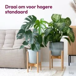 Gadgy Bamboe Plantenstandaard 2 St - Plantentafel - Plantentafeltje Voor Binnen - Plantenrek - Uitschuifbaar - Hout - Ø 20 Tot 30 Cm -Bloem Garden Verkoop 1200x1200 77