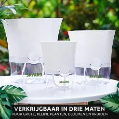SKYARD® 3 Stuks Zelfwaterende Bloempot Maat M – Milieuvriendelijk Watergeefsysteem Kamerplanten – Zelfwatergevende Pot – Bloempot Met Waterreservoir – Selfwatering Pot – Wit 17 SKYARD® 3 Stuks Zelfwaterende Bloempot Maat M – Milieuvriendelijk Watergeefsysteem Kamerplanten – Zelfwatergevende Pot – Bloempot Met Waterreservoir – Selfwatering Pot – Wit -Bloem Garden Verkoop 1200x1200 86