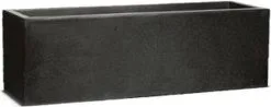 Capi Europe - Bloembak Rechthoek Laag 73x20x20 - Zwart - Bloempot Voor Buiten - FIT961 -Bloem Garden Verkoop 1200x475