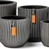 Capi Europe - Set Van 4 - Bloempot Binnen - Groove - Antraciet