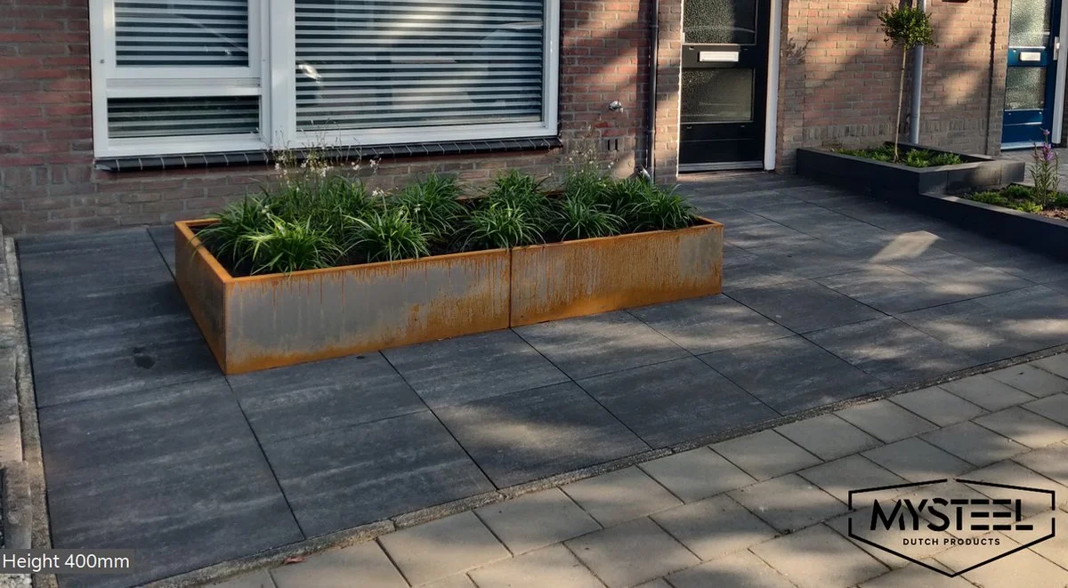 MySteel Cortenstaal Plantenbak Texas Xxl L240 X B40 Cm - Hoogte: 40 Cm 2 MySteel Cortenstaal Plantenbak Texas Xxl L240 X B40 Cm - Hoogte: 40 Cm - Afbeelding 2