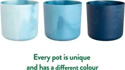 Elho The Ocean Collection Round 22cm - Bloempot Voor Binnen - 100% Gerecycled Materiaal - Gemaakt Met Zeeafval - Ø 22.3 X H 20.4 Cm - Atlantisch Blauw -Bloem Garden Verkoop 1200x670 1