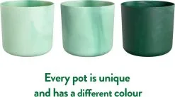 Elho The Ocean Collection Round 22cm - Bloempot Voor Binnen - 100% Gerecycled Materiaal - Gemaakt Met Zeeafval - Ø 22.3 X H 20.4 Cm - Pacifisch Groen -Bloem Garden Verkoop 1200x670