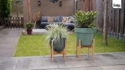 Gadgy Bamboe Plantenstandaard 2 St - Plantentafel - Plantentafeltje Voor Binnen - Plantenrek - Uitschuifbaar - Hout - Ø 20 Tot 30 Cm -Bloem Garden Verkoop 1200x675