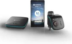 GARDENA - Smart Water Control Set Besproeiingscomputer - 1min Tot 10u - 6 Besproeiingen Per Dag -Bloem Garden Verkoop 1200x733