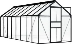 VidaXL Broeikas 1,33 M² Aluminium Antracietkleurig 25 VidaXL Broeikas 1,33 M² Aluminium Antracietkleurig -Bloem Garden Verkoop 1200x739