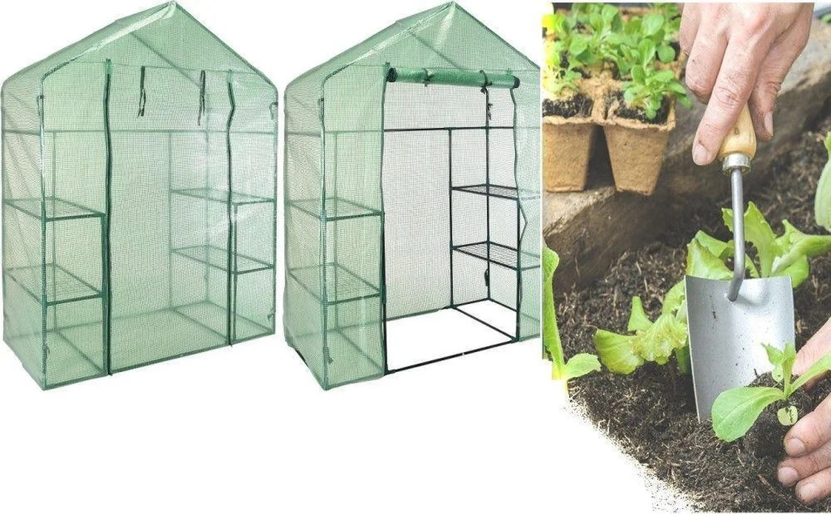 Merkloos Tuinkas - 143 X 73 X 195 Cm 3 Merkloos Tuinkas - 143 X 73 X 195 Cm - Afbeelding 3