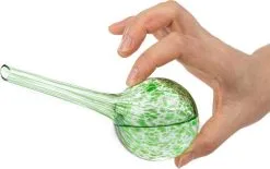 Merkloos Decopatent® 4 Stuks - Waterdruppelaar Voor Planten - Watergever - Glas - Waterbollen - Watergeefsysteem - Plantenbollen - Groen -Bloem Garden Verkoop 1200x752 2