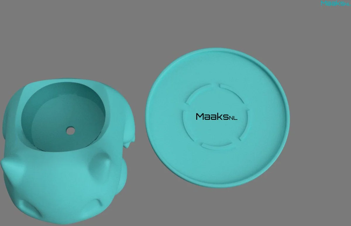 Merkloos Pokémon Bulbasaur Bloempot - Inclusief Opvangschaal - Teal 4 Merkloos Pokémon Bulbasaur Bloempot - Inclusief Opvangschaal - Teal - Afbeelding 4