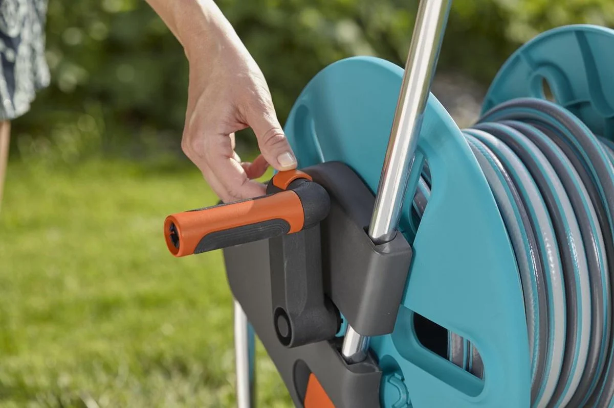 GARDENA AquaRoll M Easy Set - Slangwagen - Maximaal 60 M Opbergcapaciteit 7 GARDENA AquaRoll M Easy Set - Slangwagen - Maximaal 60 M Opbergcapaciteit - Afbeelding 7