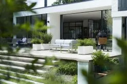 Elho Vivo Structure Finish Lang 90 - Plantenbak Voor Binnen & Buiten - Ø 88 X H 41 - Wit -Bloem Garden Verkoop 1200x800 48