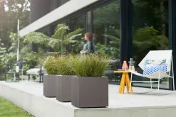 Elho Vivo Structure Finish Vierkant 40 - Plantenbak Voor Binnen & Buiten - Ø 39 X H 41 - Grijs/Warm Grijs 17 Elho Vivo Structure Finish Vierkant 40 - Plantenbak Voor Binnen & Buiten - Ø 39 X H 41 - Grijs/Warm Grijs -Bloem Garden Verkoop 1200x800 55