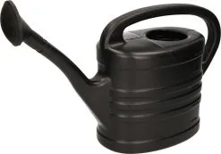 Merkloos Zwarte Kunststof Tuingieter 5 Liter - Tuin Artikelen/toebehoren