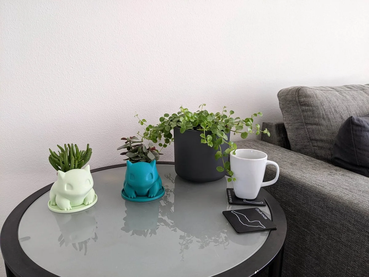 Merkloos Pokémon Bulbasaur Bloempot - Inclusief Opvangschaal - Teal 2 Merkloos Pokémon Bulbasaur Bloempot - Inclusief Opvangschaal - Teal - Afbeelding 2