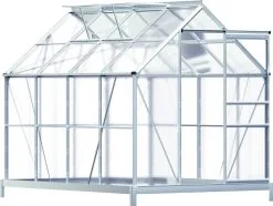 Gardebruk Aluminium Kas 4,75 M² - Fundament & Regengoot - 250x190cm