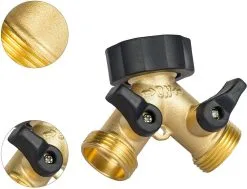 Sens Design Waterverdeler 2-weg – Messing – Past Op Europese Kranen -Bloem Garden Verkoop 1200x920 1